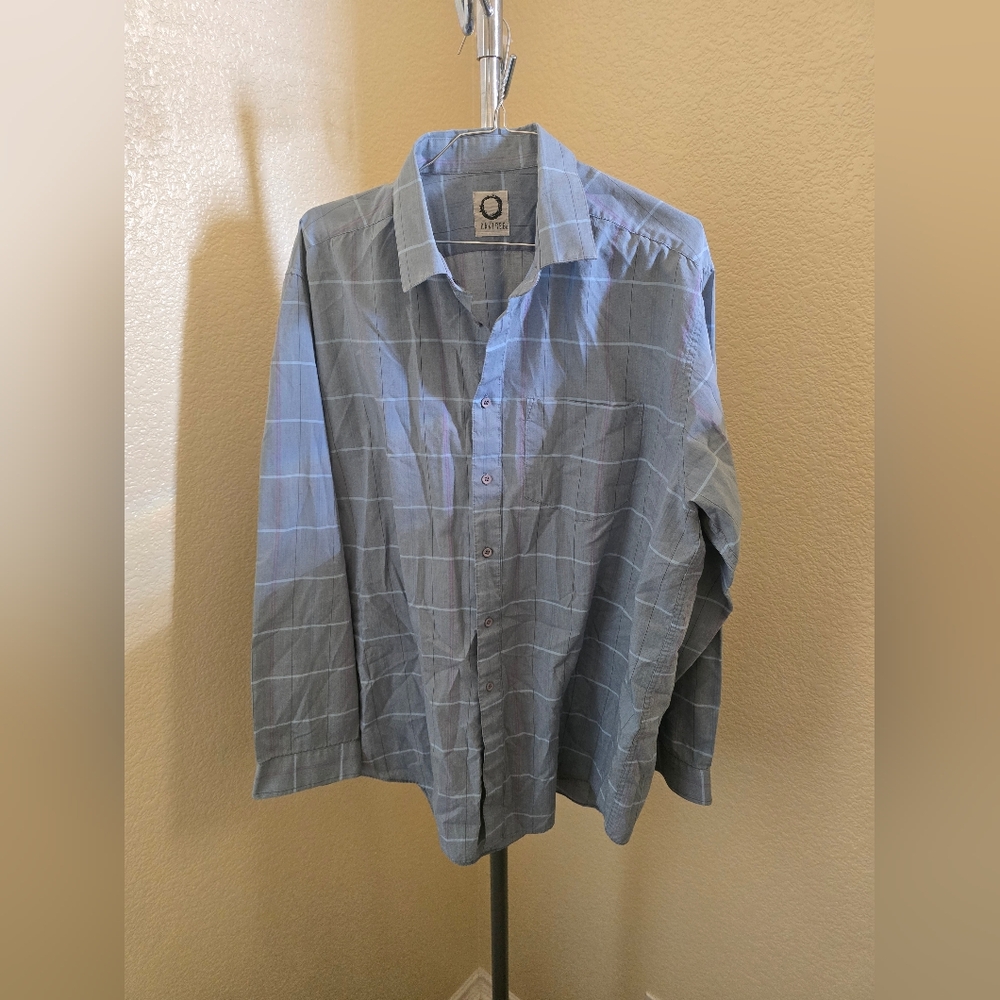 Oaktree Long Sleeve Button  Up Shirt With Pocket